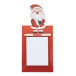 Julliste rood  Kerstmis magnetisch notitieblok, Kerstman 