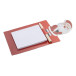 Julliste rouge  Magnet bloc-notes Père Noël 