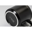 Woodstock Flat black  matte vintage mug 