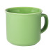 Woodstock Flat lime green  matte vintage mug 