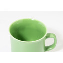 Woodstock Flat vert citron  Mug vintage mat 