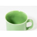 Woodstock Flat vert citron  Mug vintage mat 