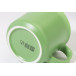 Woodstock Flat vert citron  Mug vintage mat 