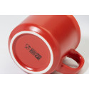 Woodstock Flat red  matte vintage mug 