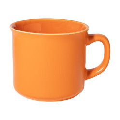 Woodstock Flat orange  Mug vintage mat 