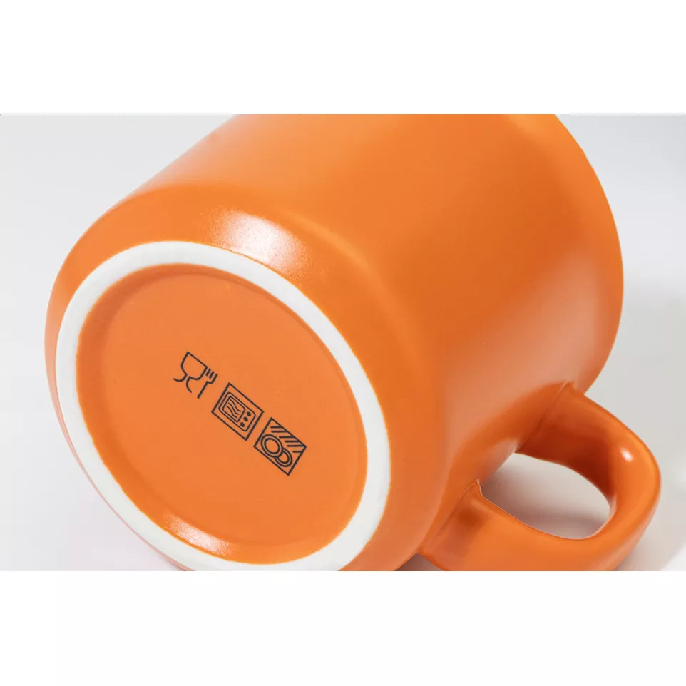 Woodstock Flat orange  Mug vintage mat 