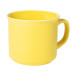 Woodstock Flat yellow  matte vintage mug 