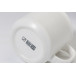 Woodstock Flat white  matte vintage mug 
