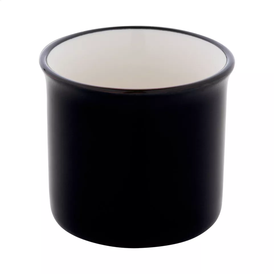 Woodstock Mini zwart  mini vintage mok 