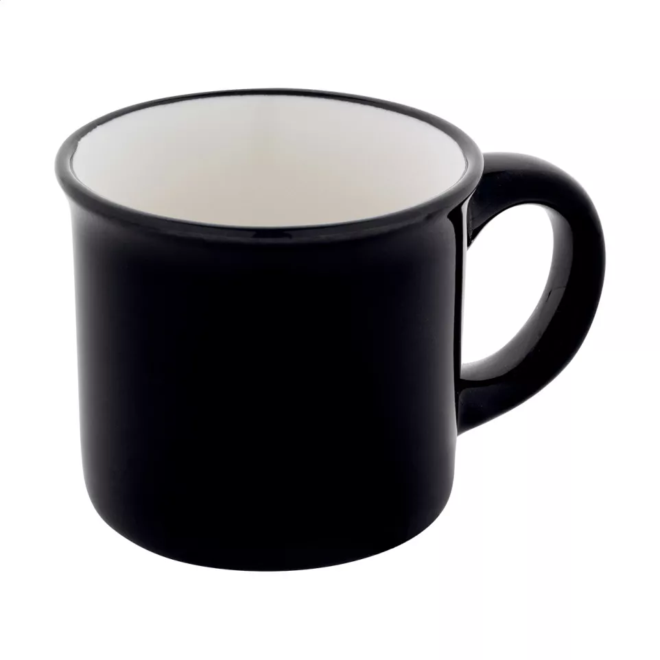 Woodstock Mini zwart  mini vintage mok 