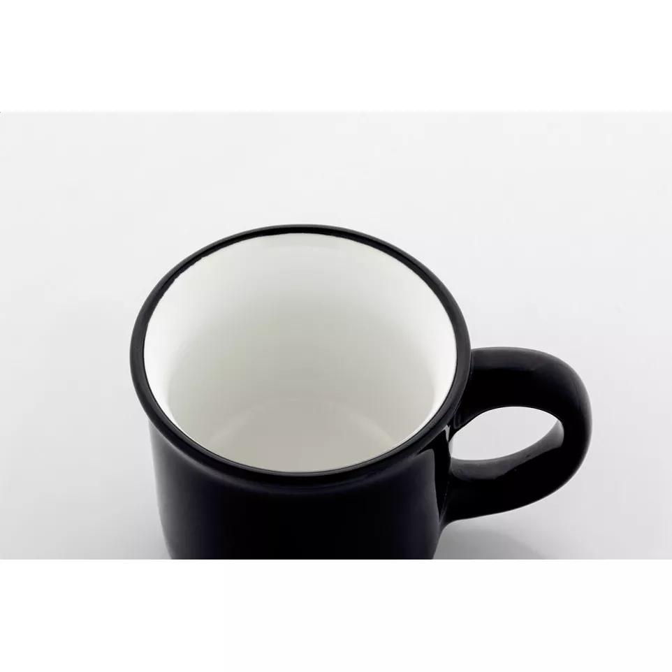 Woodstock Mini zwart  mini vintage mok 