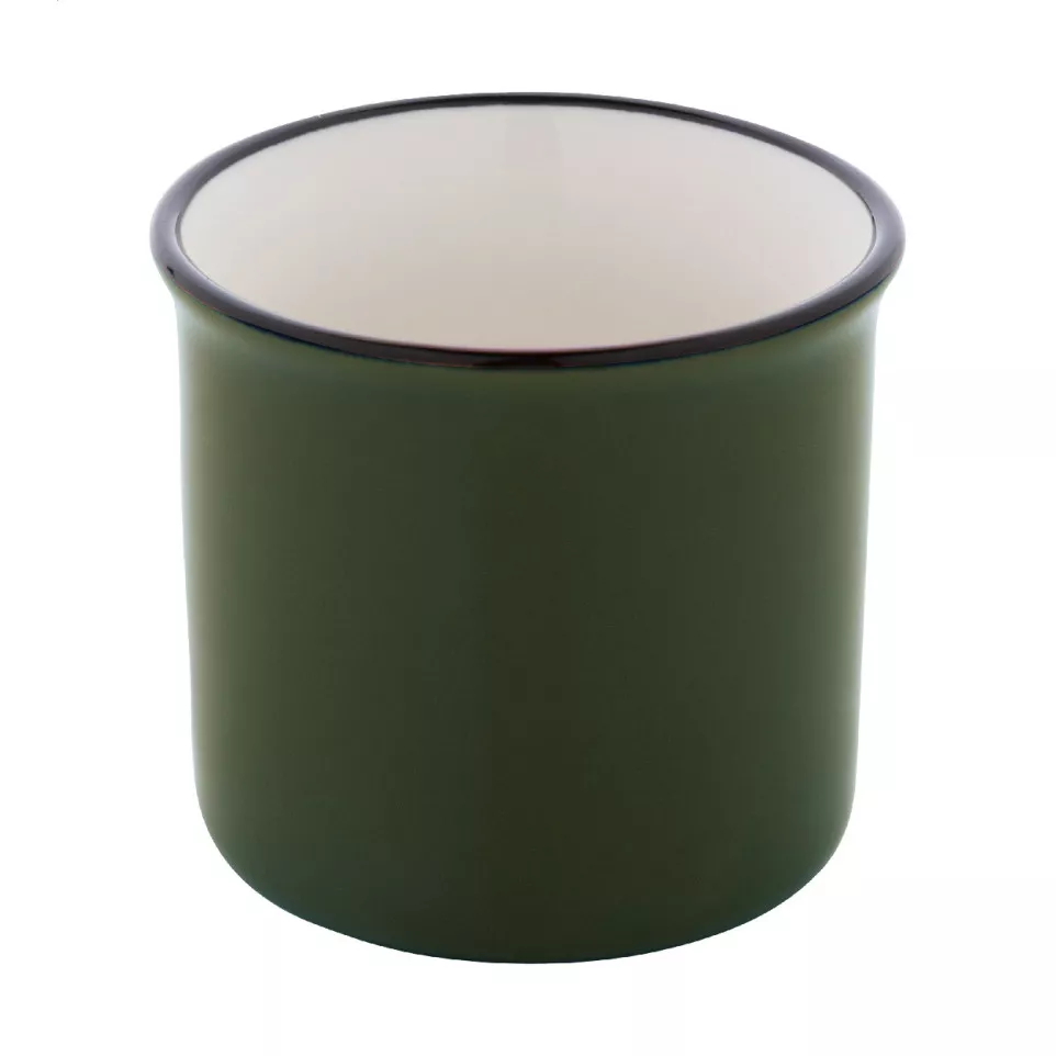 Woodstock Mini green  mini vintage mug 