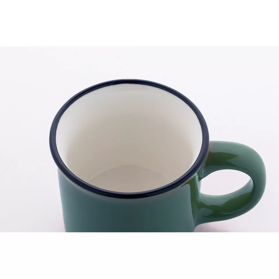 Woodstock Mini green  mini vintage mug 
