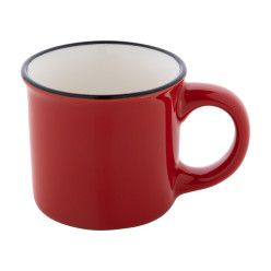Woodstock Mini red  mini vintage mug 