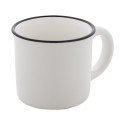 Woodstock Mini white  mini vintage mug 