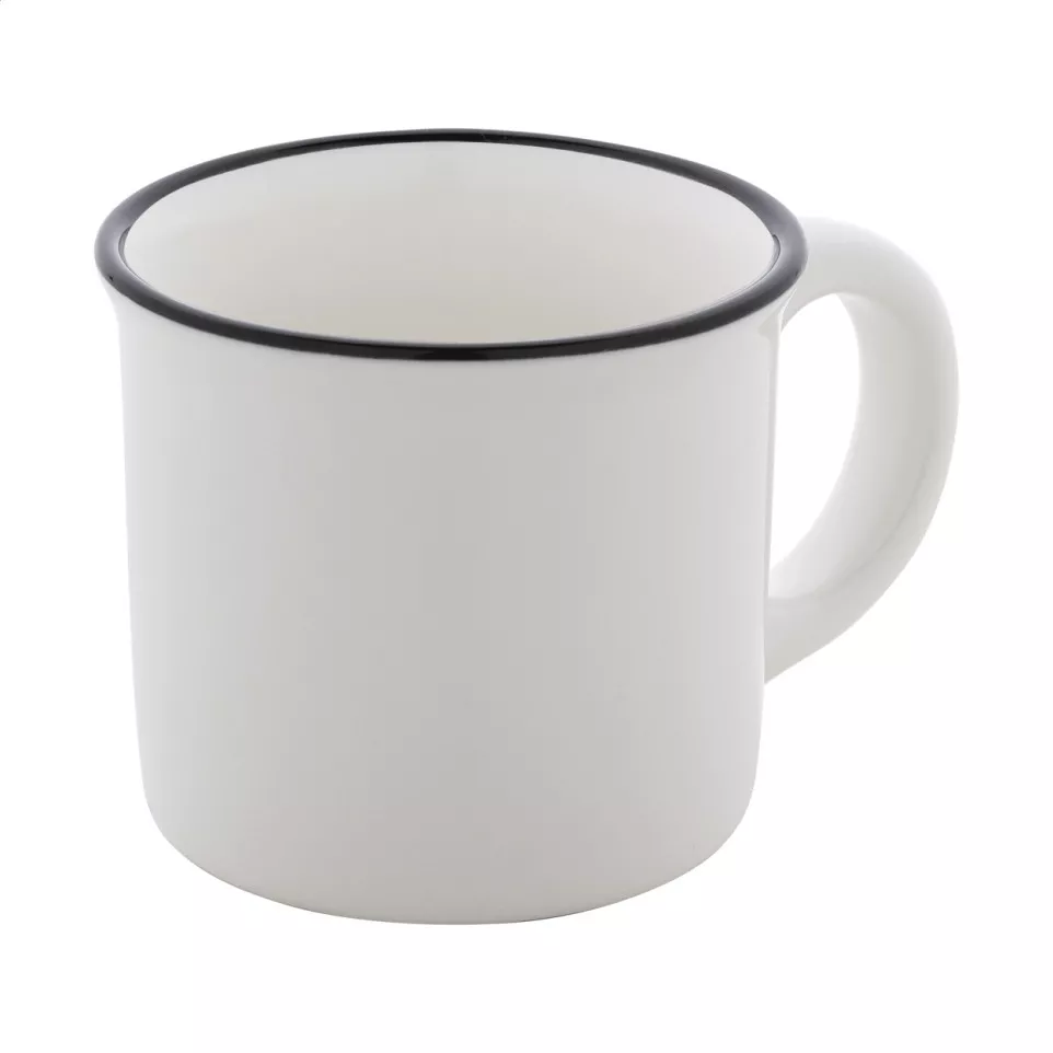 Woodstock Mini white  mini vintage mug 