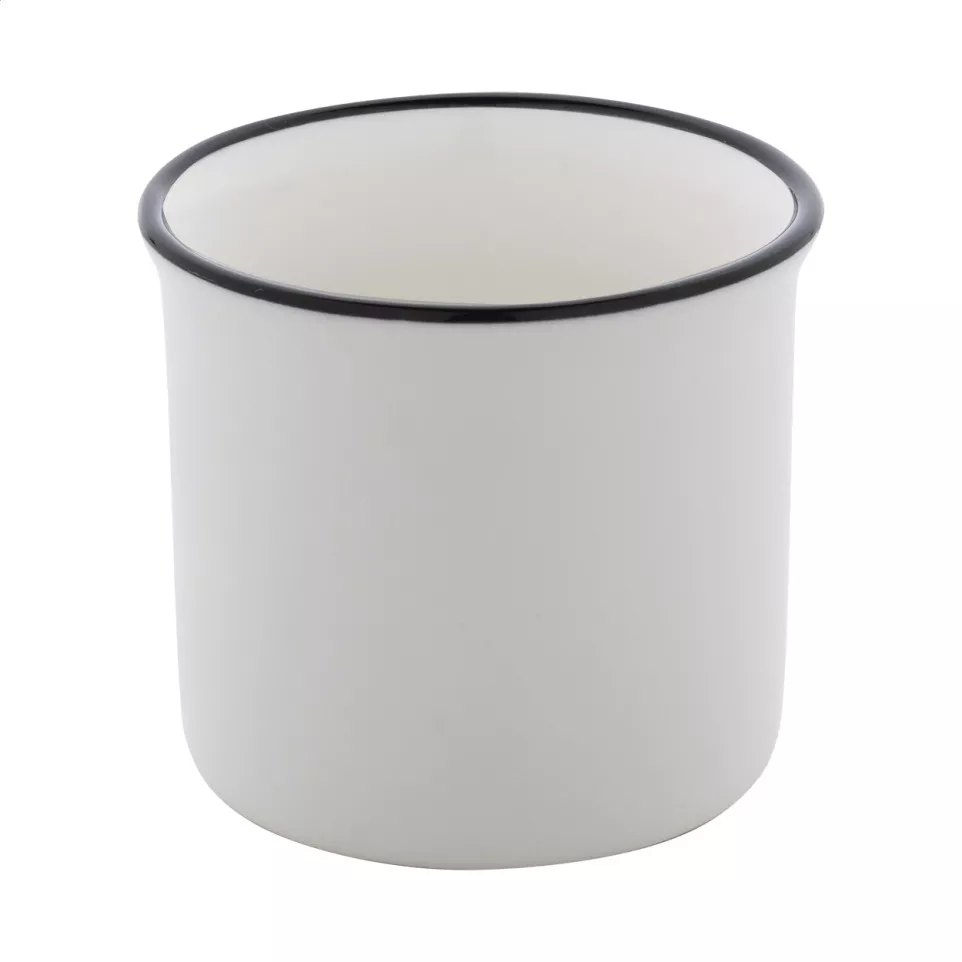 Woodstock Mini white  mini vintage mug 