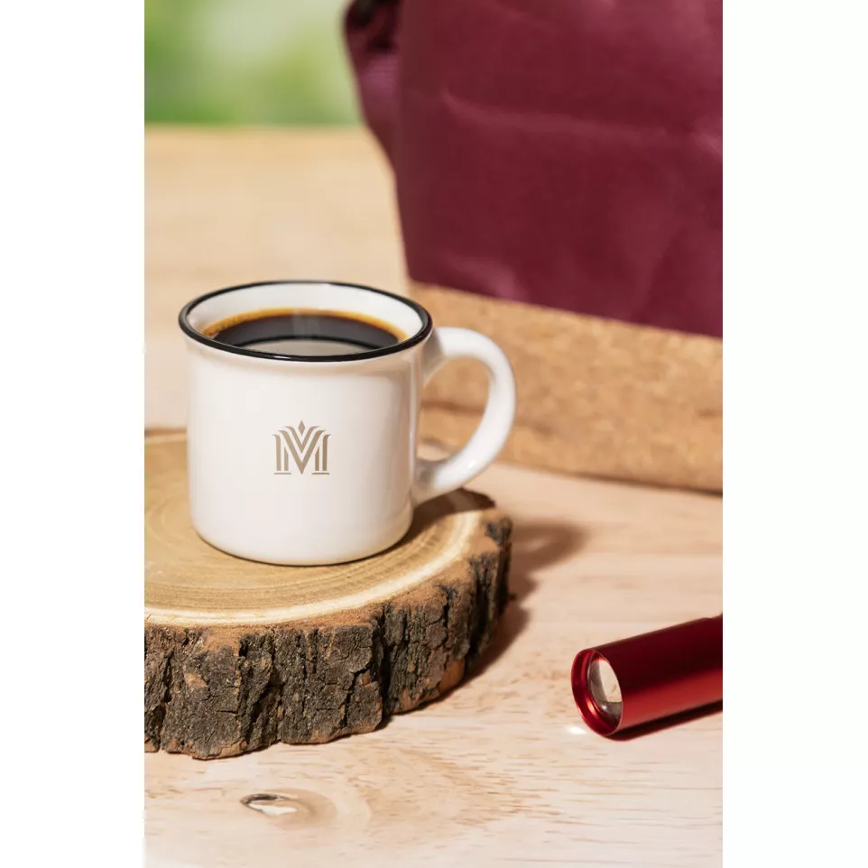Woodstock Mini white  mini vintage mug 