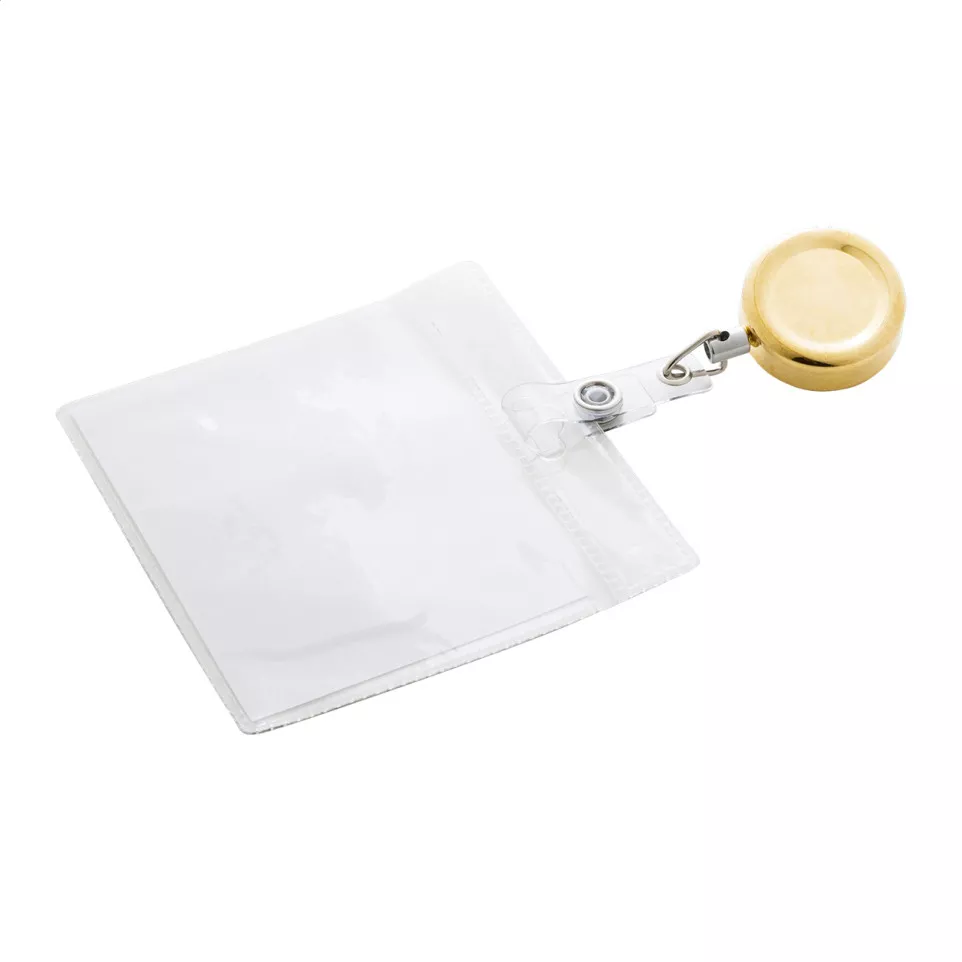 Backstage gold  badge holder 