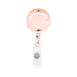 Backstage rose  porte-badge 