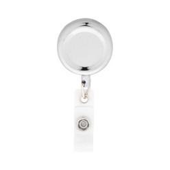 Backstage silver  badge holder 