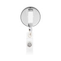 Backstage silver  badge holder 
