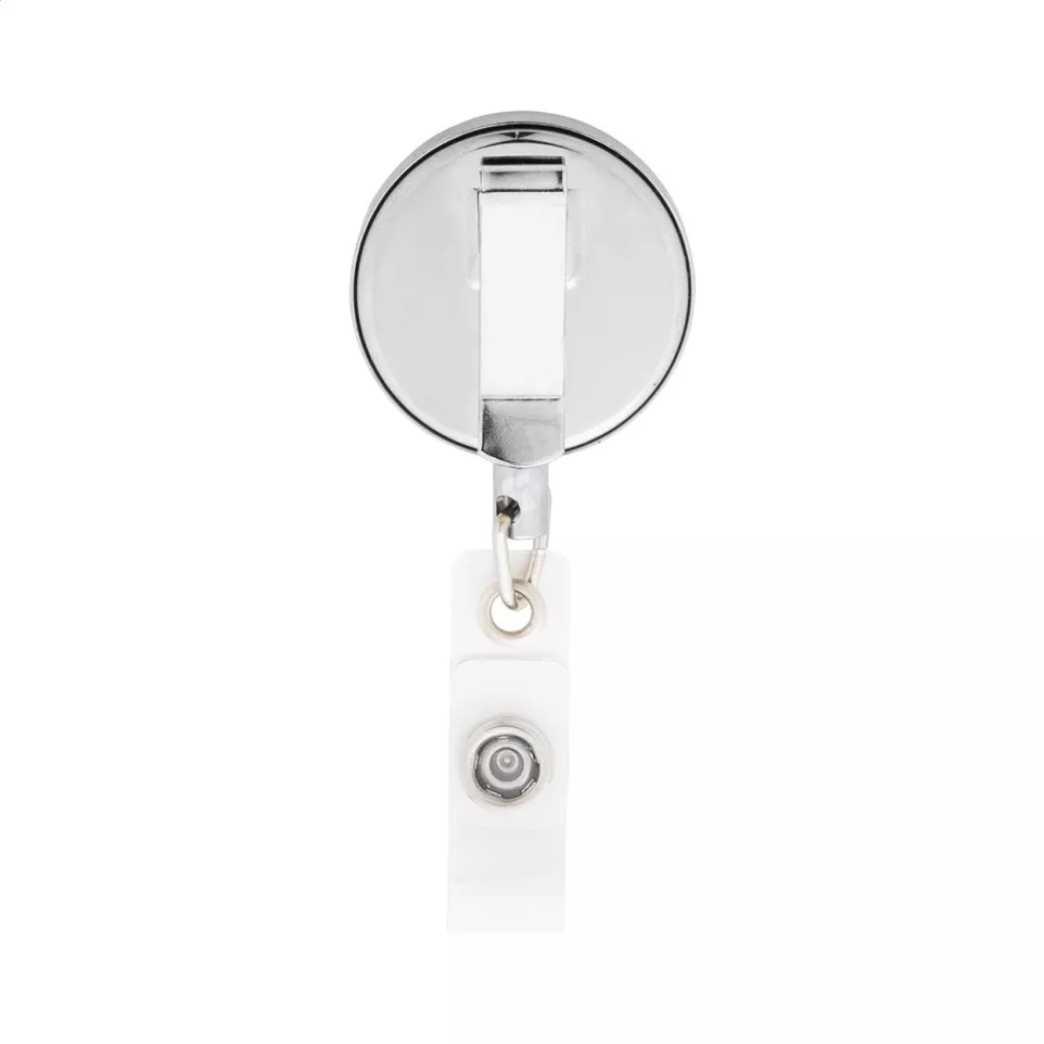 Backstage silver  badge holder 