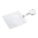 Backstage silver  badge holder 
