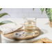 Glassip transparent  glass travel cup 