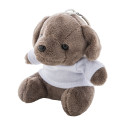 DogFob marron  porte-clés chien en peluche 
