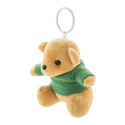 TeddyFob green  plush teddy bear keyring 