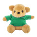 TeddyFob green  plush teddy bear keyring 