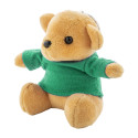 TeddyFob green  plush teddy bear keyring 