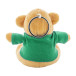 TeddyFob green  plush teddy bear keyring 