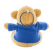 TeddyFob blauw  pluche teddybeer sleutelhanger 