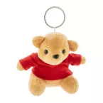 TeddyFob rouge  porte-clés ourson en peluche 