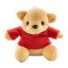 TeddyFob rood  pluche teddybeer sleutelhanger 
