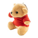 TeddyFob rood  pluche teddybeer sleutelhanger 