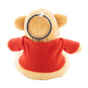 TeddyFob rood  pluche teddybeer sleutelhanger 