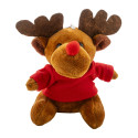 Julren multi-couleurs  Porte-clés renne de Noël en peluche 