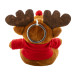 Julren multi-couleurs  Porte-clés renne de Noël en peluche 