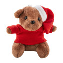 Julnalle multi-couleurs  Porte-clés ourson de Noël en peluche 