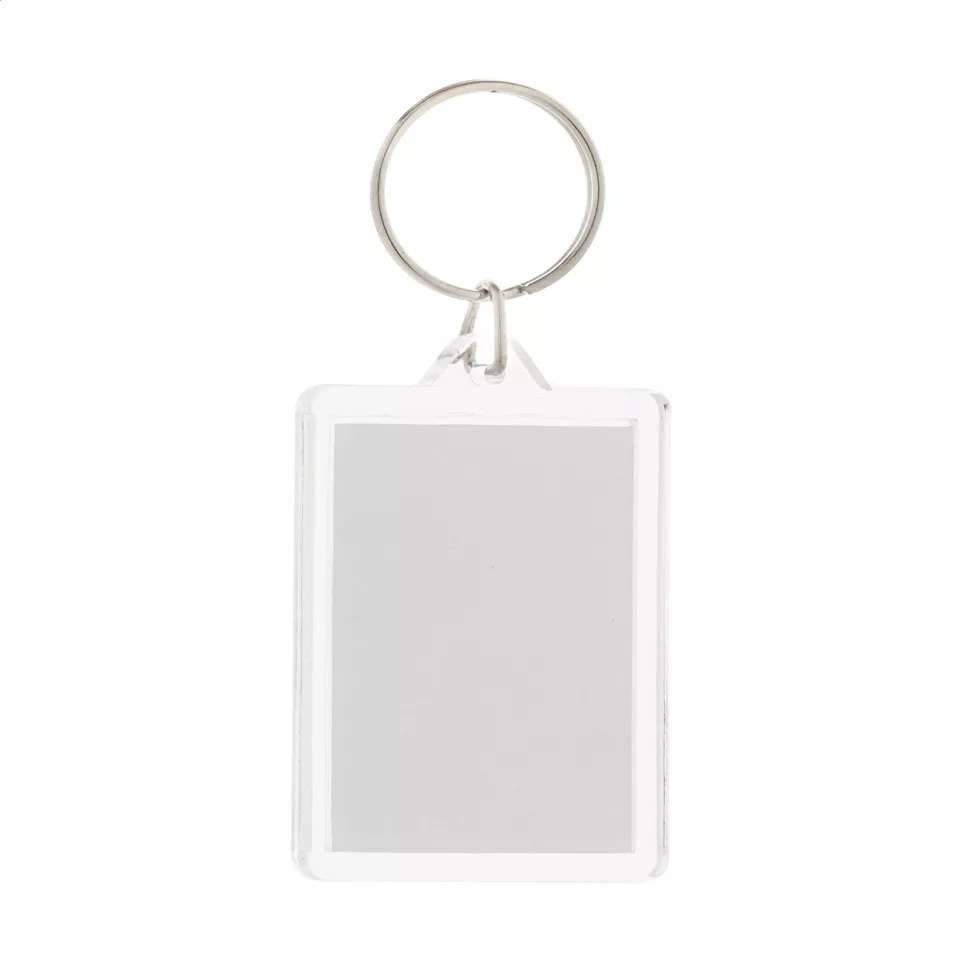PrintFob transparent  keyring 