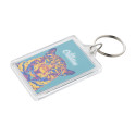 PrintFob transparant  sleutelhanger 