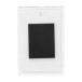 PrintMag Rect white  fridge magnet 