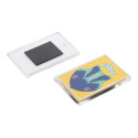 PrintMag Rect white  fridge magnet 