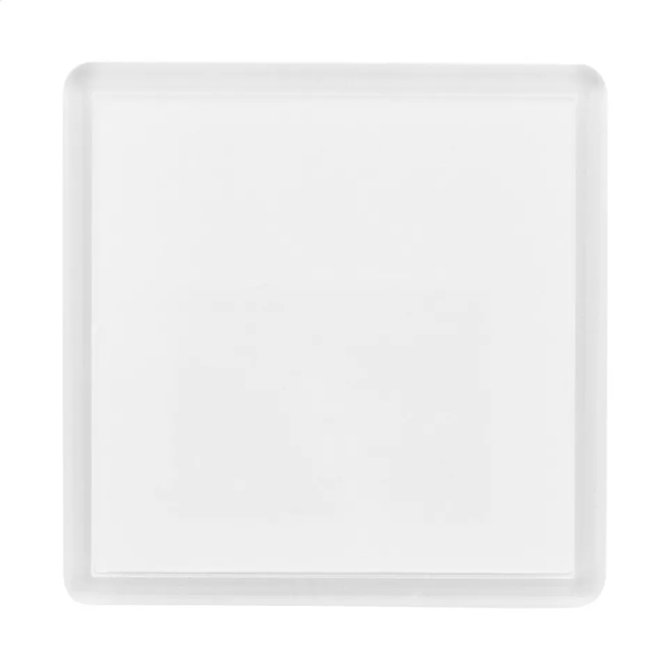 PrintMag Square  white  fridge magnet 