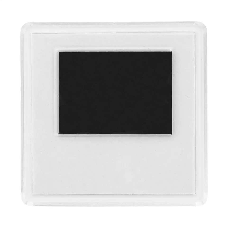 PrintMag Square  white  fridge magnet 