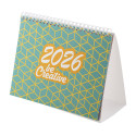 CreaDate Desk wit  aangepaste bureau kalender 