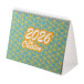 CreaDate Desk wit  aangepaste bureau kalender 